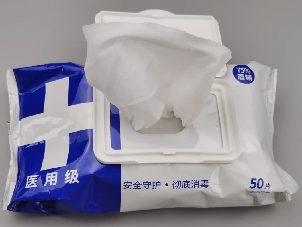 Customized Disposable Disinfectant 75% Alcohol Wet Wipes