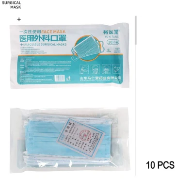 Medical Surgical Disposable Masks for Adults 10 Meltblown Cloth Protective Masks